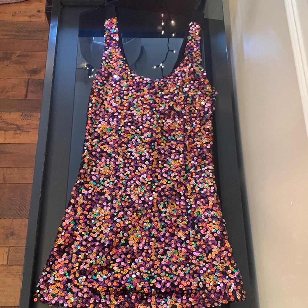 Flawless Sequin Mini Dress !!